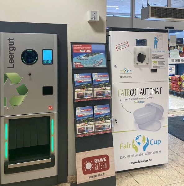 Reverse vending machines in the retail